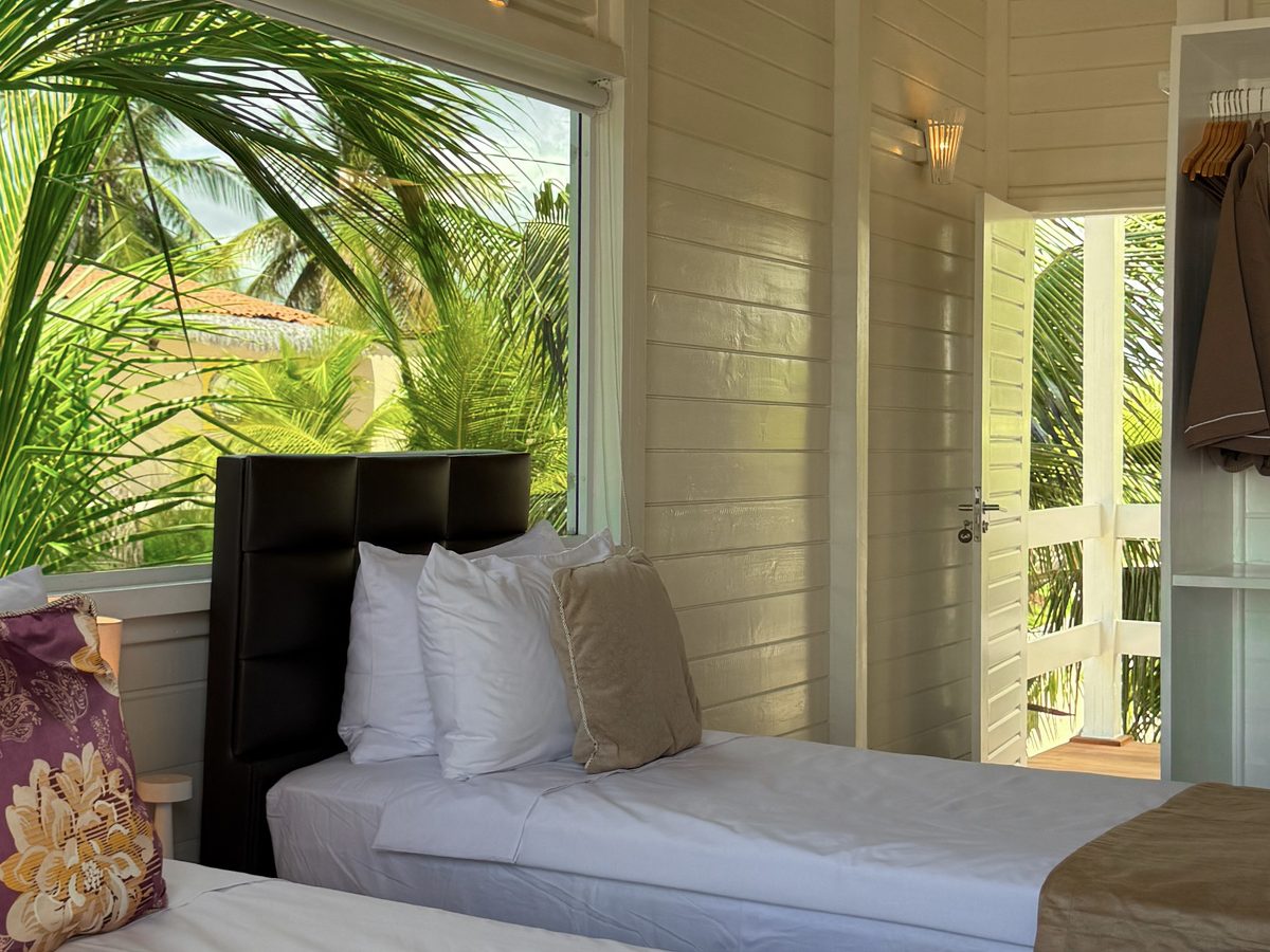 Deluxe room bed